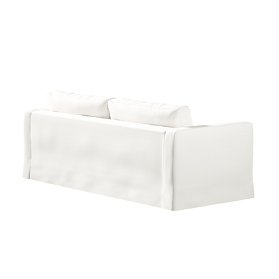 Karlstad betræk 3 personer, lang, 204cm 204 X 89 X 66 CM fra kollektionen Cotton Panama, Stof: 702-49