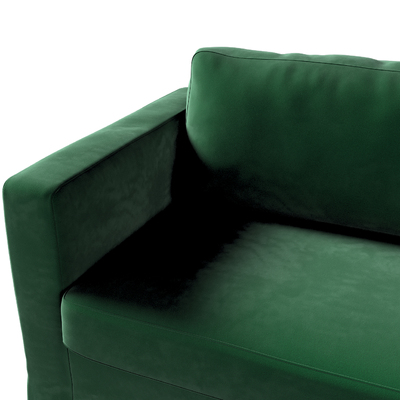 Karlstad betræk 3 personer, lang, 204cm 204 X 89 X 66 CM fra kollektionen Velvet, Stof: 704-13