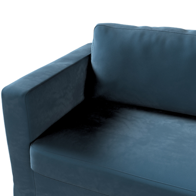 Karlstad betræk 3 personer, lang, 204cm 204 X 89 X 66 CM fra kollektionen Velvet, Stof: 704-16