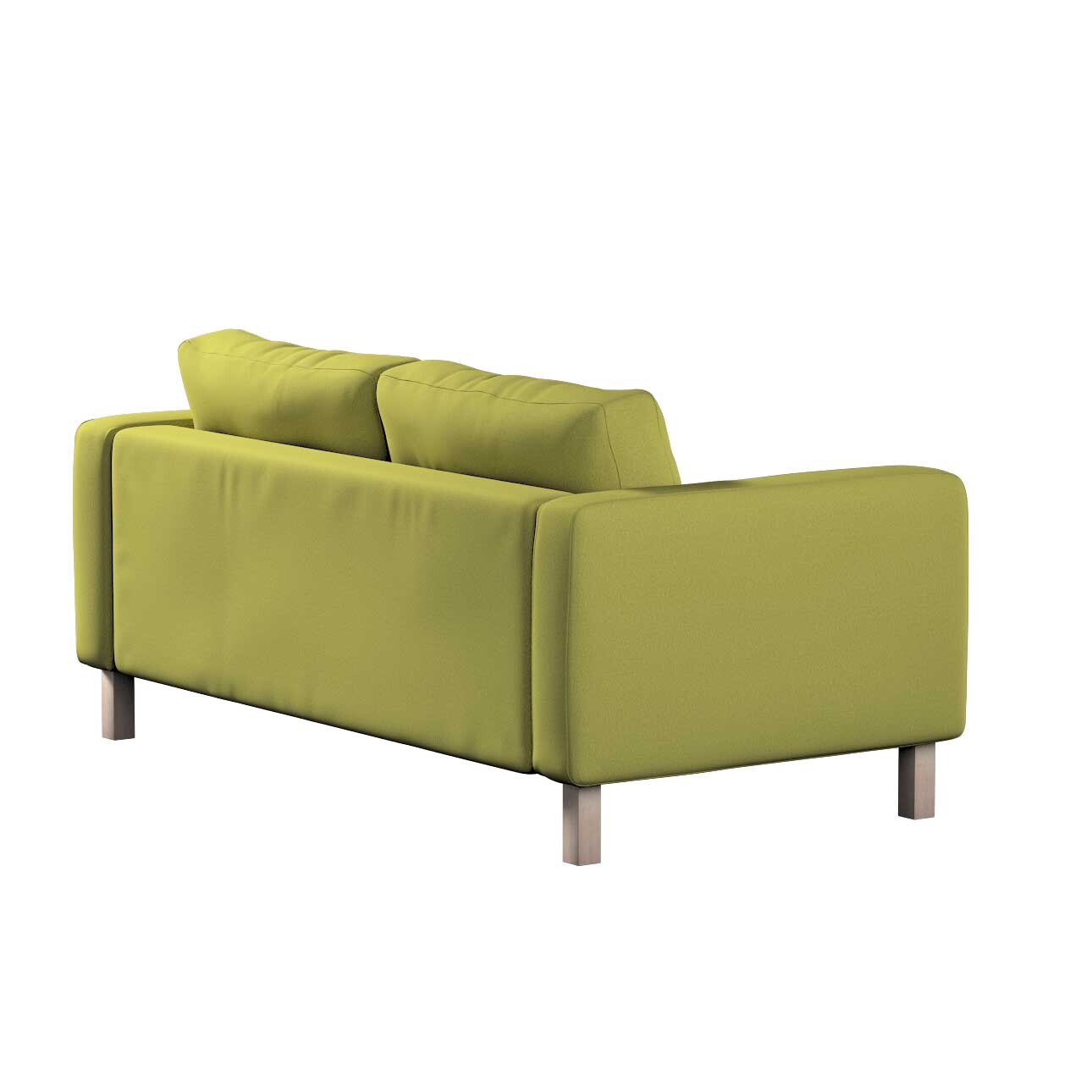 Bezug für Karlstad 2-Sitzer Sofa nicht ausklappbar, limone, Sofahusse, Karl günstig online kaufen