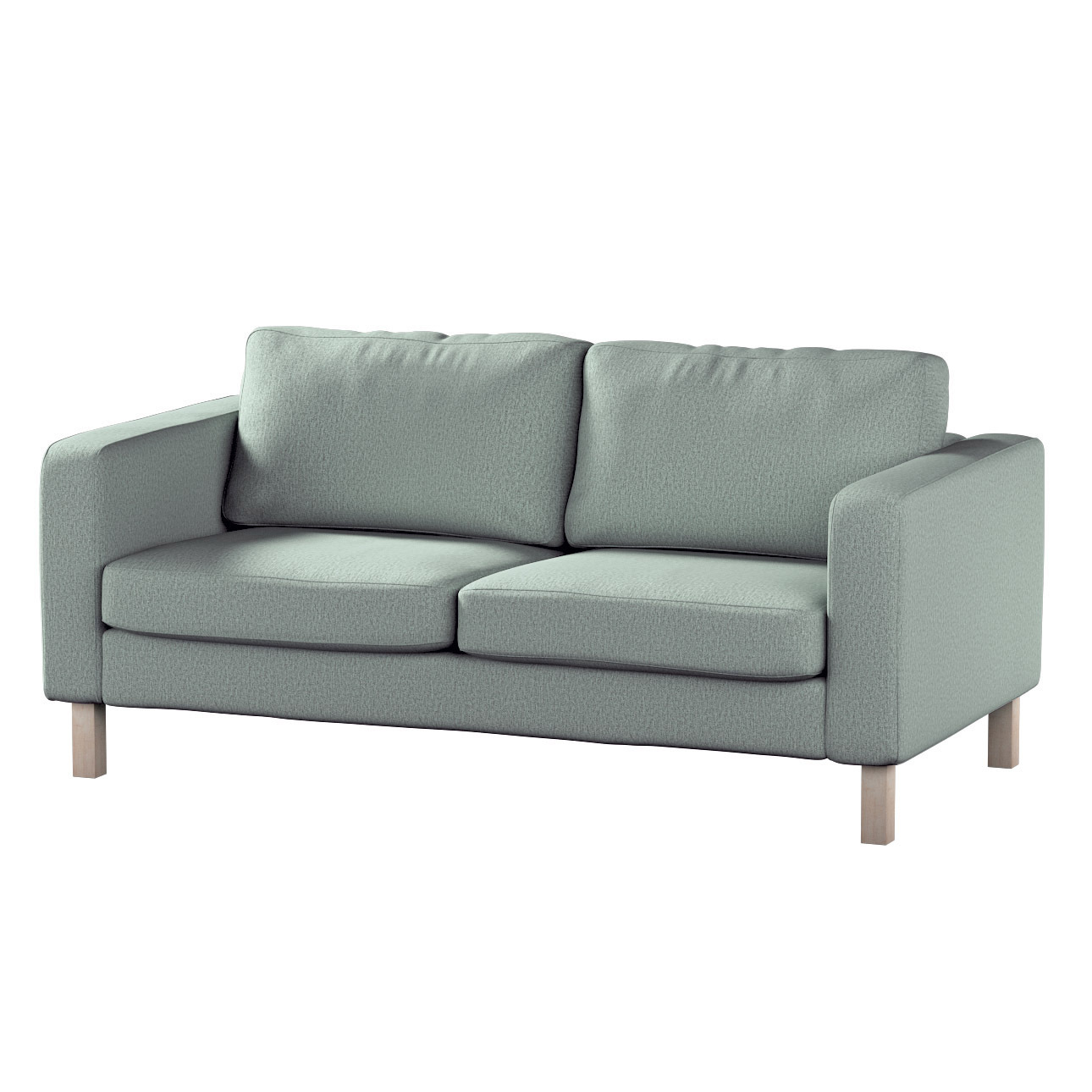 Bezug für Karlstad 2-Sitzer Sofa nicht ausklappbar, eukalyptusgrün, Sofahus günstig online kaufen