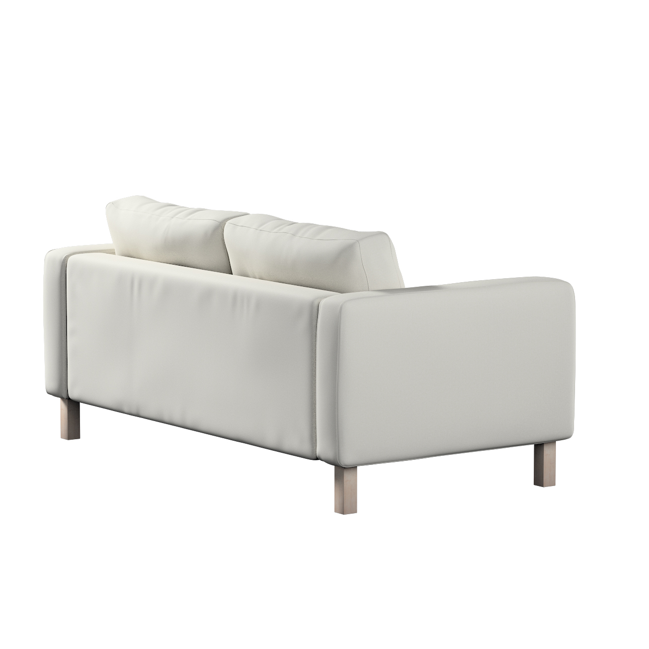 Bezug für Karlstad 2-Sitzer Sofa nicht ausklappbar, hellgrau, Sofahusse, Ka günstig online kaufen