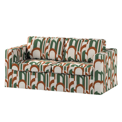 Floor length Karlstad 2-seater sofa cover