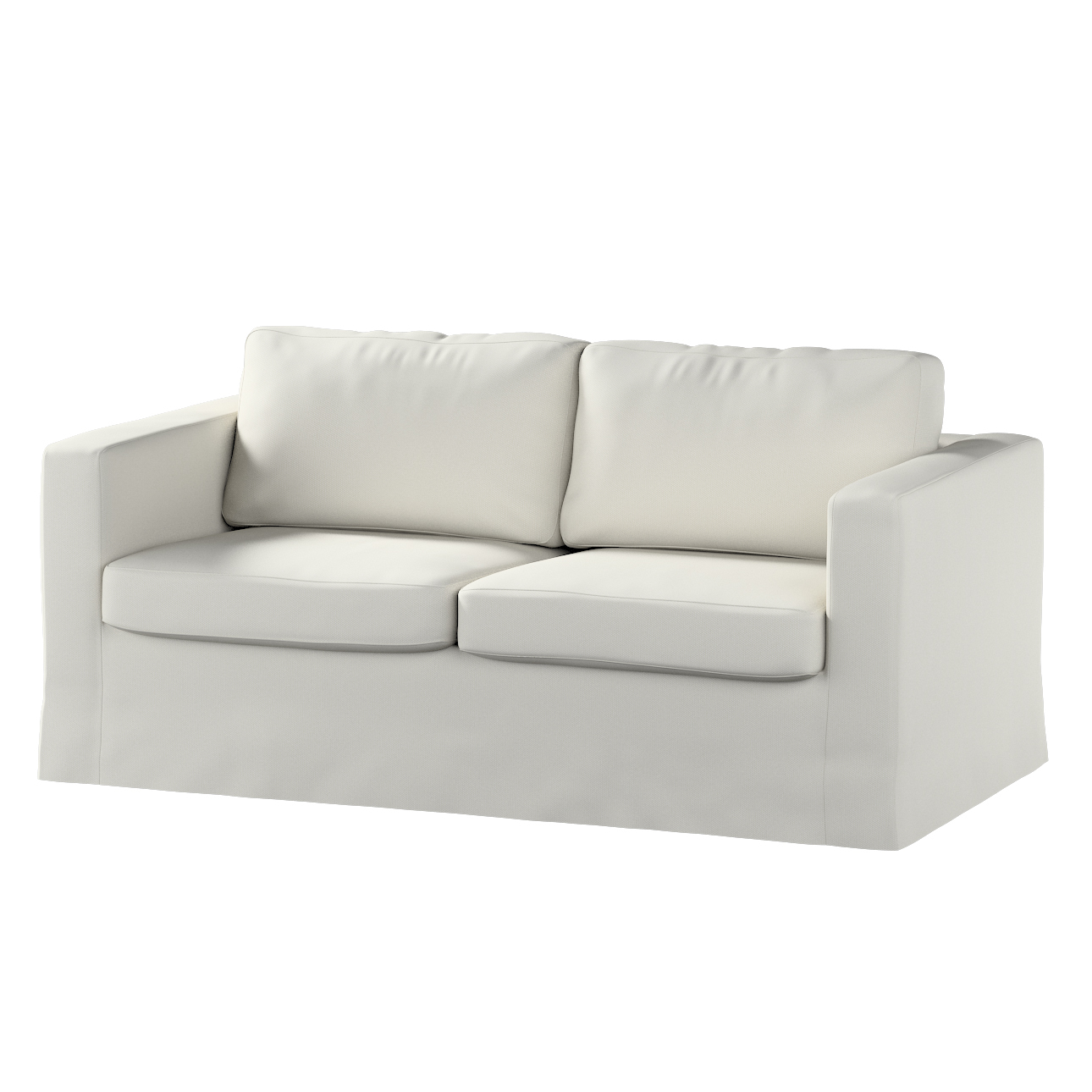 Bezug für Karlstad 2-Sitzer Sofa nicht ausklappbar, lang, hellgrau, Sofahus günstig online kaufen