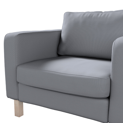 Karlstad klädsel fåtölj - kort 89 X 89 X 64 CM i kollektionen Panama Cotton, Tyg: 702-46