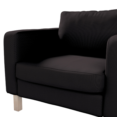 Pokrowiec na fotel Karlstad 89 x 89 x 64 cm w kolekcji Cotton Panama, tkanina: 702-08