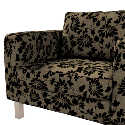 Pokrowiec na fotel Karlstad 89 x 89 x 64 cm w kolekcji Living Plus, tkanina: 162-11