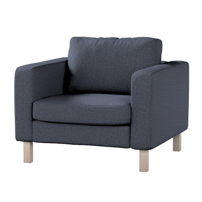 Karlstad armchair cover 89 x 89 x 64 cm in collection Madrid, fabric: 162-30