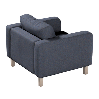 Karlstad armchair cover 89 x 89 x 64 cm in collection Madrid, fabric: 162-30