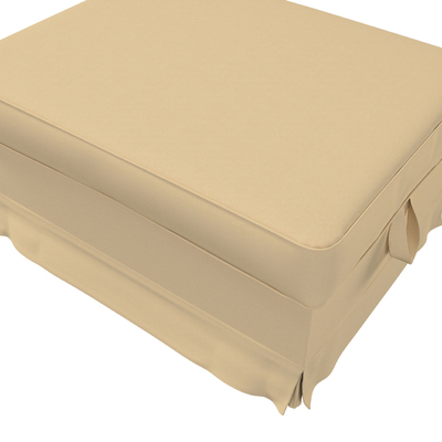 Ektorp Bromma footstool cover 60 x 79 x 42 cm in collection Panama Cotton, fabric: 702-47
