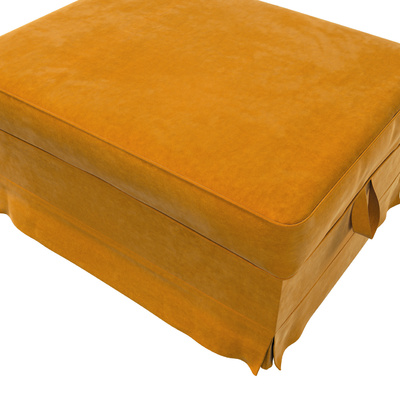 Pokrowiec na podnóżek Ektorp Bromma 60 x 79 x 42 cm w kolekcji Velvet, tkanina: 704-23