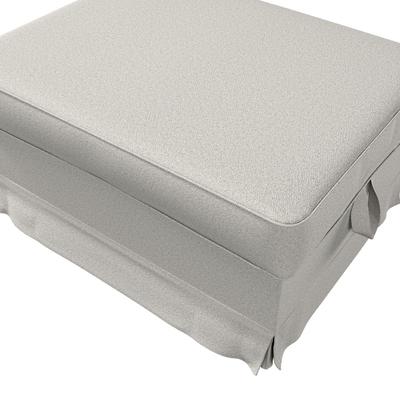 Pokrowiec na podnóżek Ektorp Bromma 60 x 79 x 42 cm w kolekcji Living Loop, tkanina: 162-57
