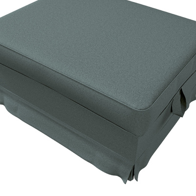 Pokrowiec na podnóżek Ektorp Bromma 60 x 79 x 42 cm w kolekcji Living Loop, tkanina: 162-58
