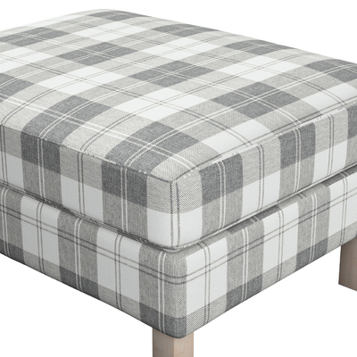 Pokrowiec na podnóżek Karlstad 61 x 79 x 44 cm w kolekcji Edinburgh, tkanina: 115-79