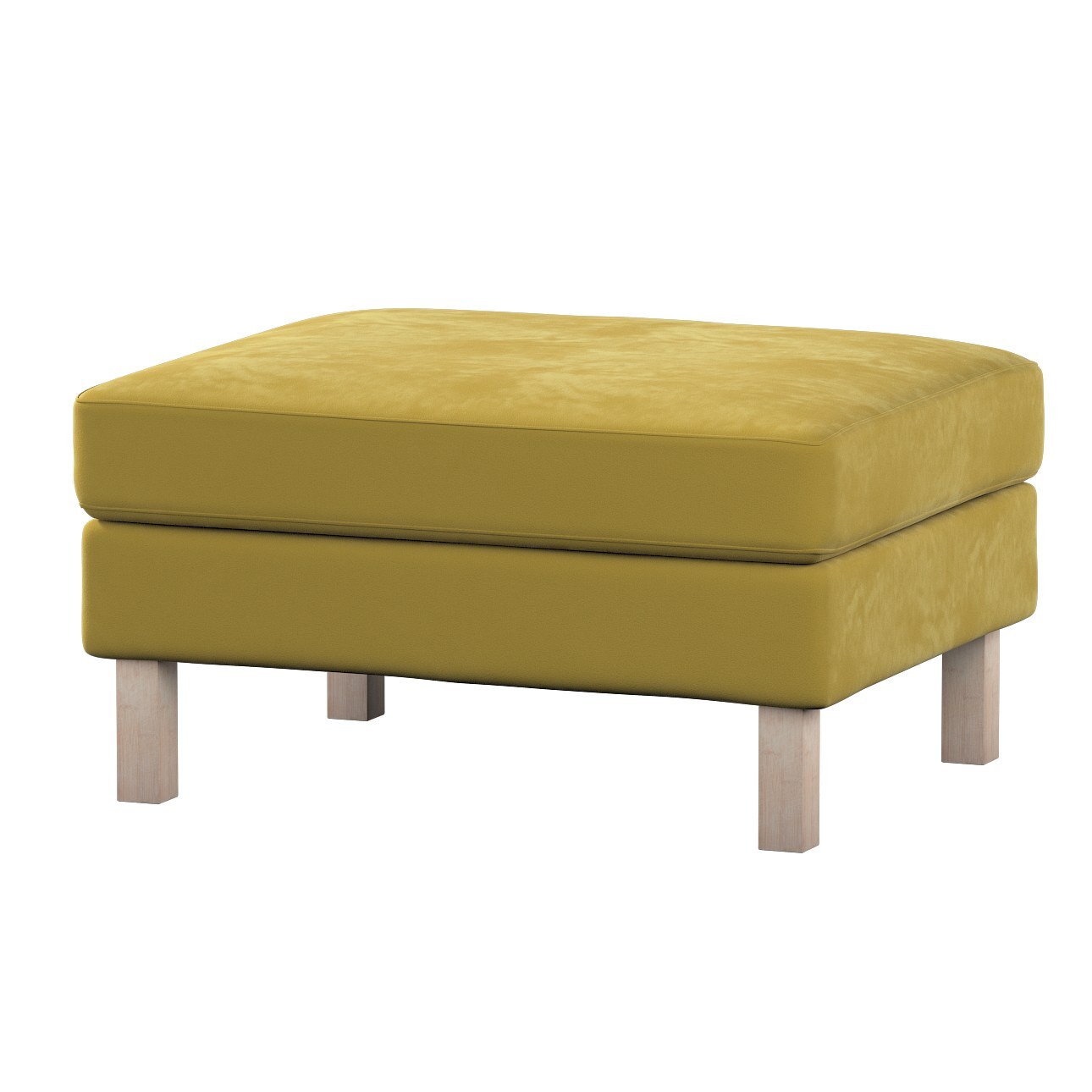Bezug für Karlstad Hocker, olivegrün, Husse, Karstadt Hocker, Velvet (704-2 günstig online kaufen
