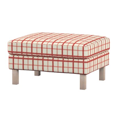 Bezug für Karlstad Hocker Husse, Karstadt Hocker von der Kollektion Avinon, Stoff: 131-15