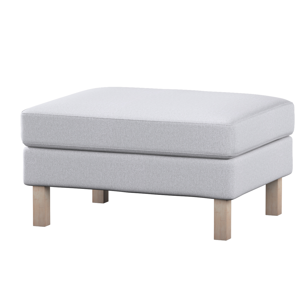 Bezug für Karlstad Hocker, hellgrau, Husse, Karstadt Hocker, Amsterdam (704 günstig online kaufen