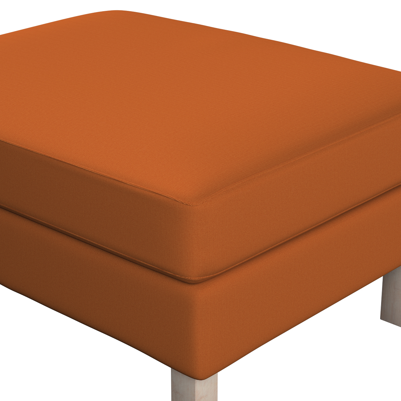 Bezug für Karlstad Hocker, Karamell, Husse, Karstadt Hocker, Cotton Panama günstig online kaufen