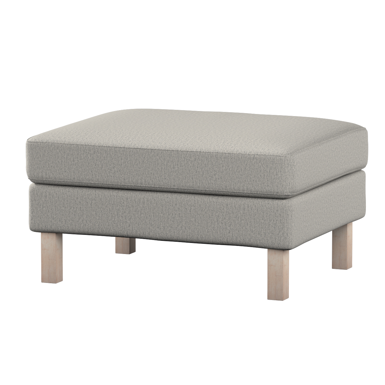 Bezug für Karlstad Hocker, grau, Husse, Karstadt Hocker, Madrid (161-57) günstig online kaufen