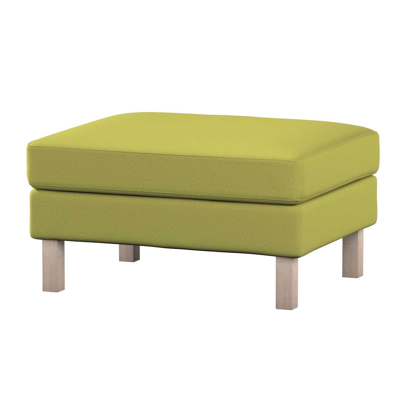 Bezug für Karlstad Hocker, limone, Husse, Karstadt Hocker, Living Velvet (7 günstig online kaufen
