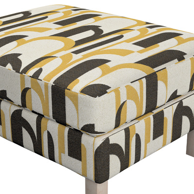 Karlstad betræk fodskammel 61 X 79 X 44 CM fra kollektionen Cosy Home, Stof: 145-08