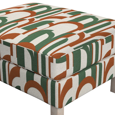 Karlstad betræk fodskammel 61 X 79 X 44 CM fra kollektionen Cosy Home, Stof: 145-11