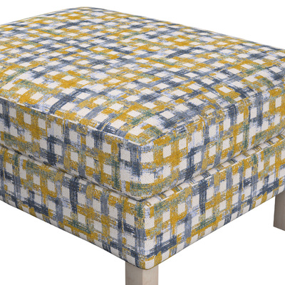 Karlstad betræk fodskammel 61 X 79 X 44 CM fra kollektionen Cosy Home, Stof: 145-16