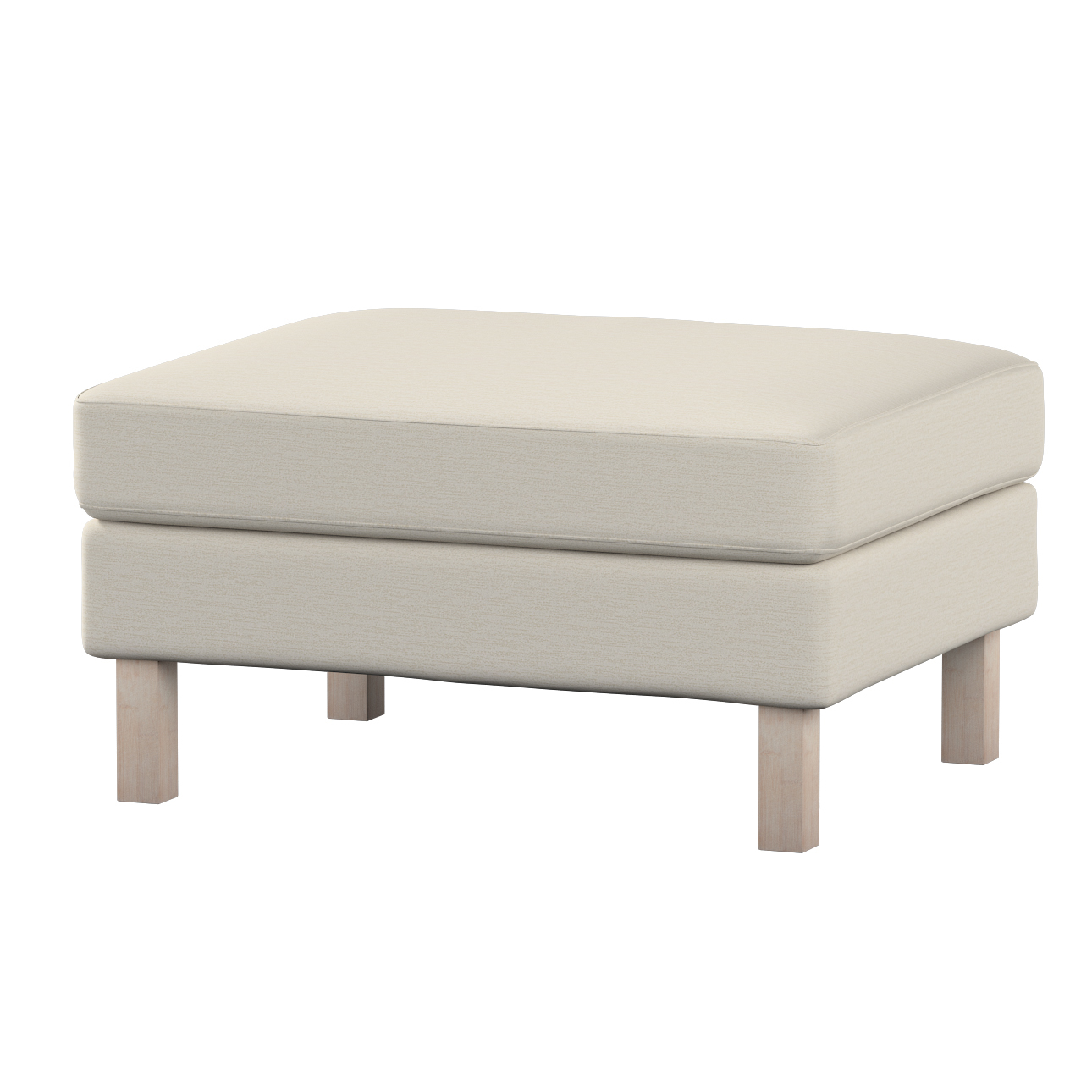 Bezug für Karlstad Hocker, hellbeige, Husse, Karstadt Hocker, Living II (16 günstig online kaufen