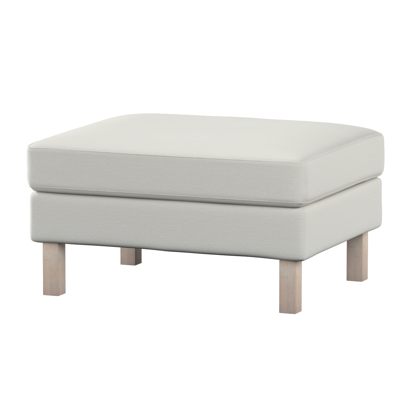 Bezug für Karlstad Hocker, mittelgrau, Husse, Karstadt Hocker, Living II (1 günstig online kaufen