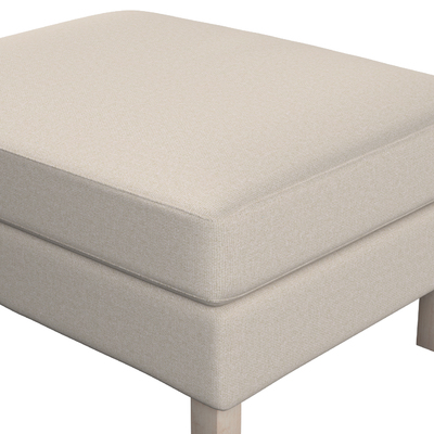 Pokrowiec na podnóżek Karlstad 61 x 79 x 44 cm w kolekcji Living Basic, tkanina: 162-42
