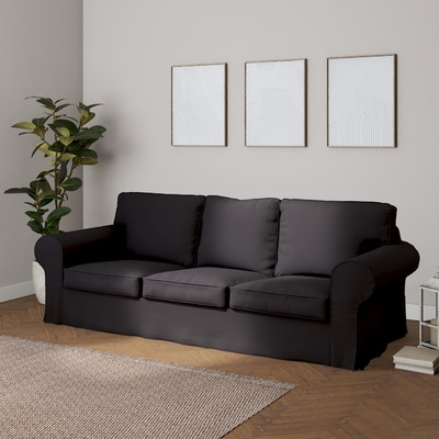 Ektorp trekk 3 seter sovesofa med boks for sengetøy 23cm bred rygg