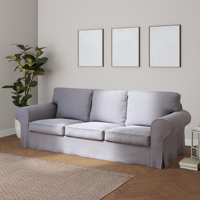 Ektorp trekk 3 seter sovesofa med boks for sengetøy 23cm bred rygg