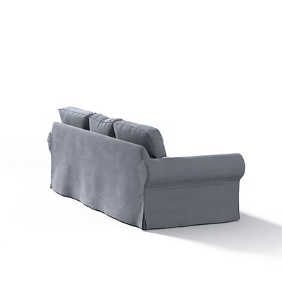 Bezug für Ektorp 3-Sitzer Schlafsofa, ALTES Modell Sofahusse Ektorp 3-Sitzer Schlafsofa von der Kollektion Velvet, Stoff: 704-12