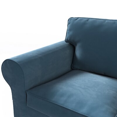Ektorp betræk 3 sæder sovesofa med boks til sengetøj 23cm bred ryg 222 X 98 X 76 CM fra kollektionen Velvet, Stof: 704-16