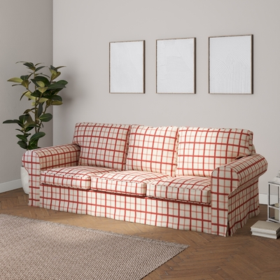 Bezug für Ektorp 3-Sitzer Schlafsofa, ALTES Modell Sofahusse Ektorp 3-Sitzer Schlafsofa von der Kollektion Avinon, Stoff: 131-15
