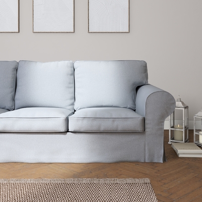 Ektorp betræk 3 sæder sovesofa med boks til sengetøj 23cm bred ryg 222 X 98 X 76 CM fra kollektionen Amsterdam, Stof: 704-46