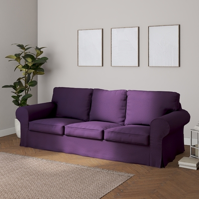 Ektorp betræk 3 sæder sovesofa med boks til sengetøj 23cm bred ryg 222 X 98 X 76 CM fra kollektionen Etna, Stof: 161-27