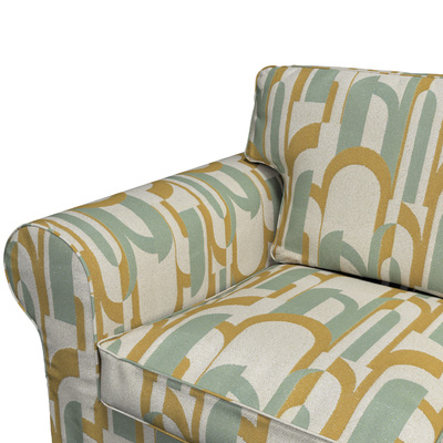 Ektorp betræk 3 sæder sovesofa med boks til sengetøj 23cm bred ryg 222 X 98 X 76 CM fra kollektionen Cosy Home, Stof: 144-91