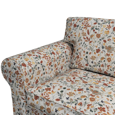 Ektorp betræk 3 sæder sovesofa med boks til sengetøj 23cm bred ryg 222 X 98 X 76 CM fra kollektionen Cosy Home, Stof: 145-12