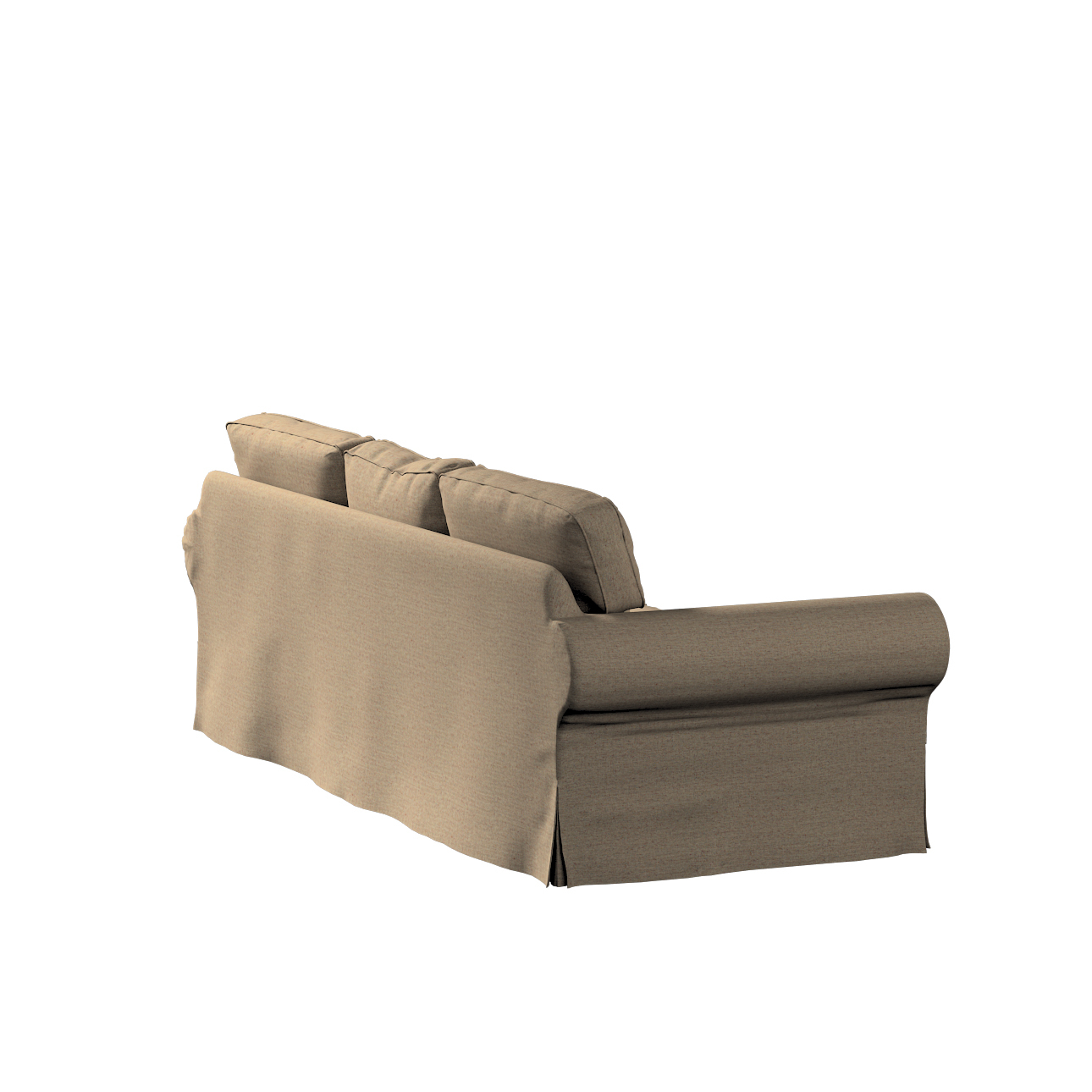 Bezug für Ektorp 3-Sitzer Schlafsofa, ALTES Modell, beige, Sofahusse Ektorp günstig online kaufen
