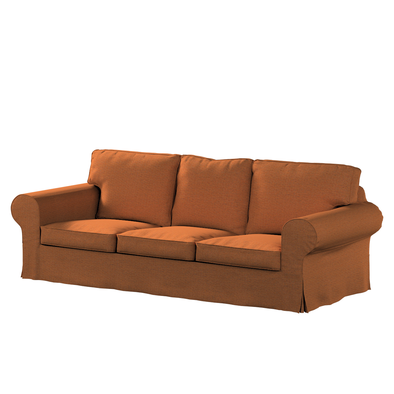 Bezug für Ektorp 3-Sitzer Schlafsofa, ALTES Modell, orange, Sofahusse Ektor günstig online kaufen