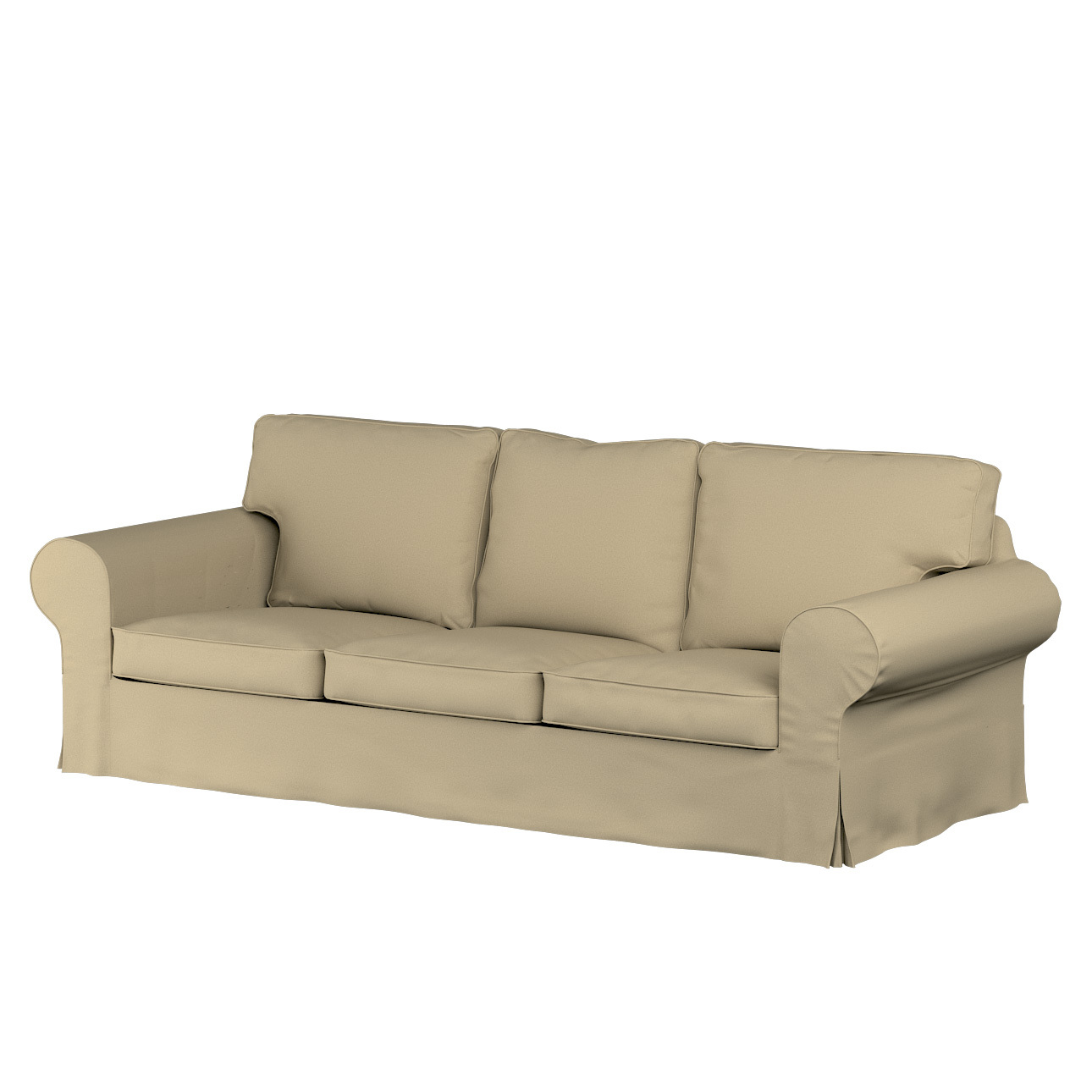 Dekoria Bezug für Ektorp 3-Sitzer Schlafsofa, ALTES Modell, Kollektion Living Loop, beige