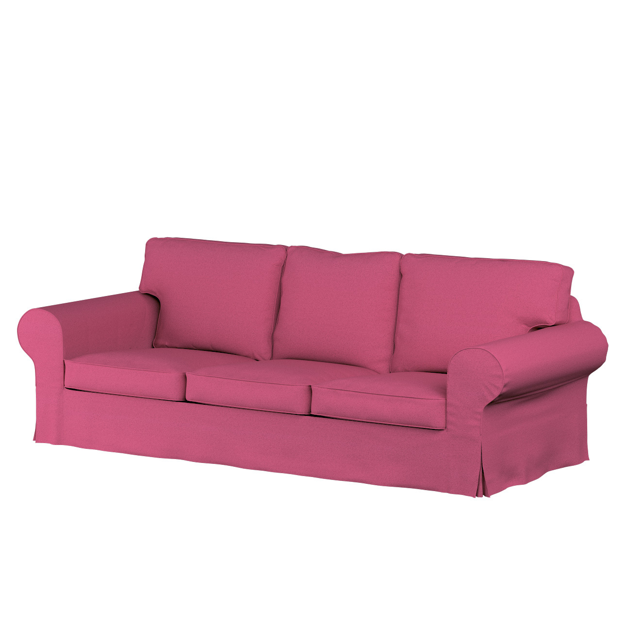 Dekoria Bezug für Ektorp 3-Sitzer Schlafsofa, ALTES Modell, Kollektion Living Loop, Fuchsia
