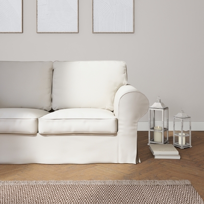 Ektorp betræk 2 sæder sovesofa gammel model<br/>14cm bred ryg 195 X 90 X 73 CM fra kollektionen Cotton Panama, Stof: 702-45