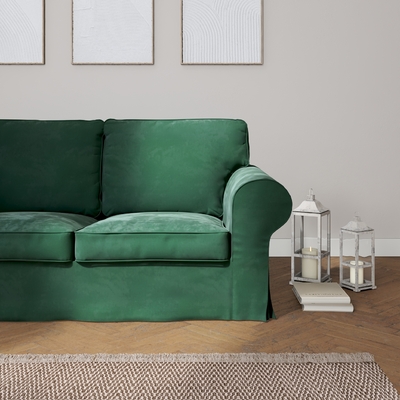Ektorp 2-seater sofa bed cover (for model on sale in Ikea 2004-2011) 195 x 90 x 73 cm in collection Velvet, fabric: 704-25