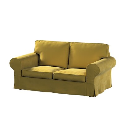 Ektorp betræk 2 sæder sovesofa gammel model<br/>14cm bred ryg 195 X 90 X 73 CM fra kollektionen Velvet, Stof: 704-27