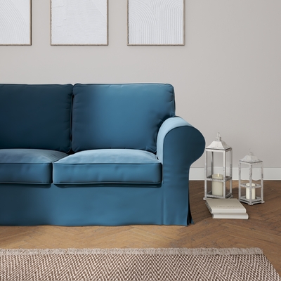 Ektorp betræk 2 sæder sovesofa gammel model<br/>14cm bred ryg