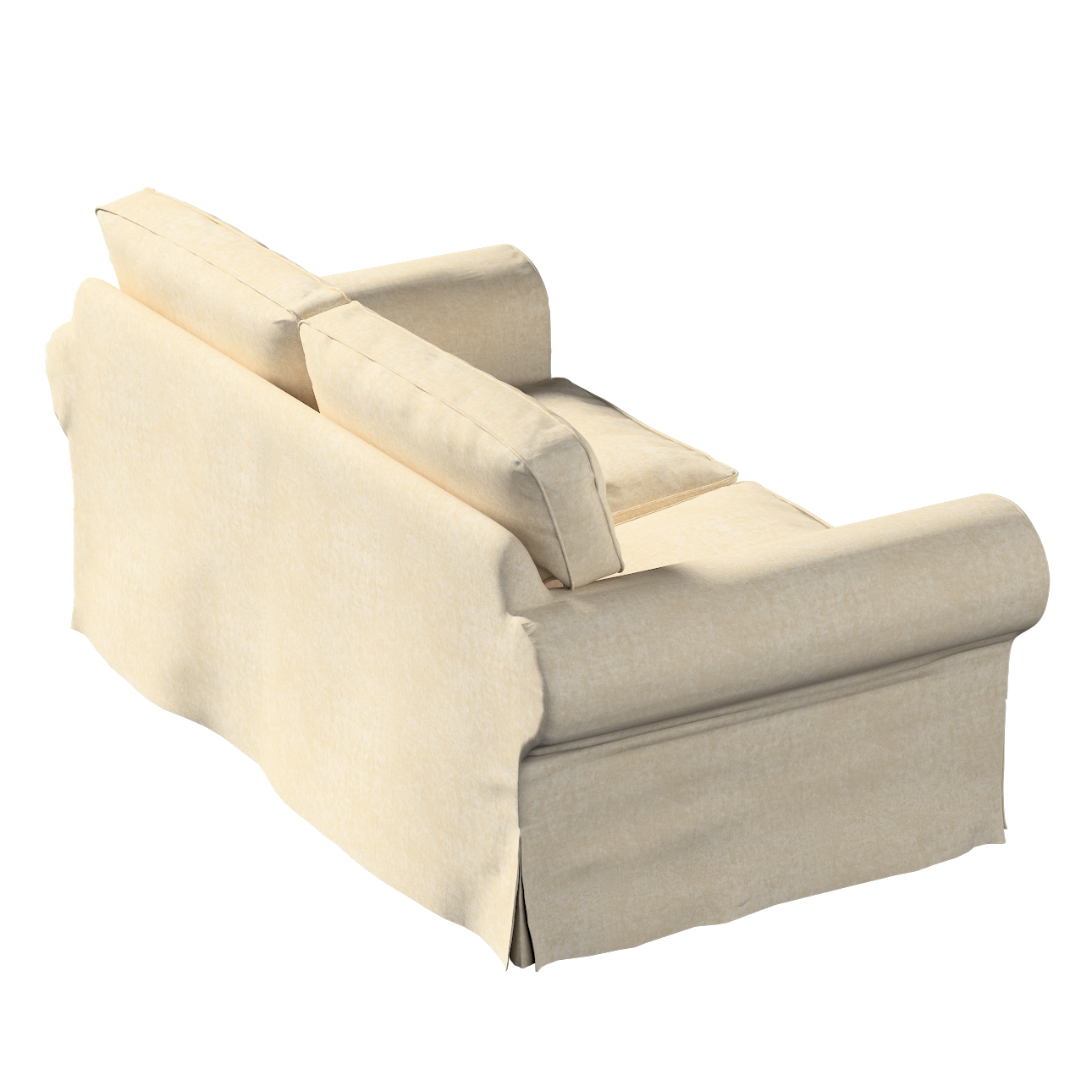 Bezug für Ektorp 2-Sitzer Schlafsofa ALTES Modell, grau-beige, Sofabezug Ek günstig online kaufen