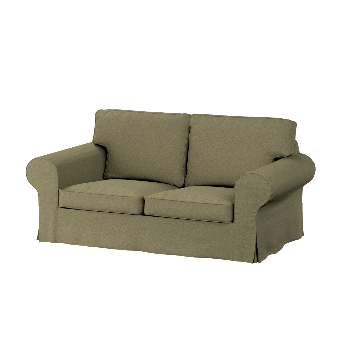 Dekoria Bezug für Ektorp 2-Sitzer Schlafsofa ALTES Modell, Kollektion Living Loop, olivgrün