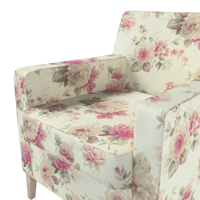 Karlstad nojatuoli, korkea 61 X 56 X 80 CM mallistosta Londres , Kangas: 141-07
